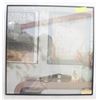 Image 1 : 1991 FRAMED MYSTERY PUZZLE ART- "CATCH AS CAT CAN