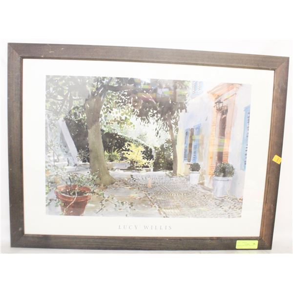 FRAMED ART PRINT THE VILLA NOAILLES