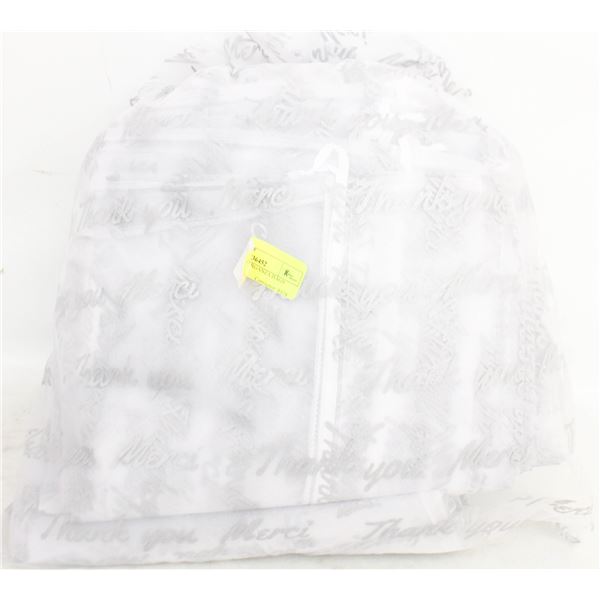 50 THANKYOU ORGANZA BAGS