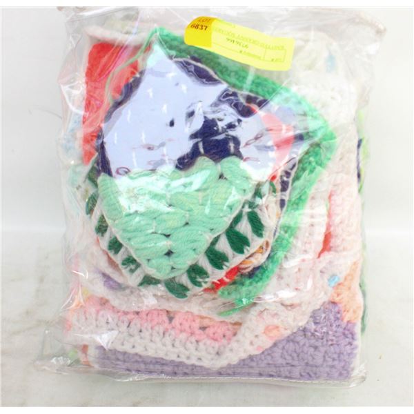 KNITTED GRANNY SQUARES