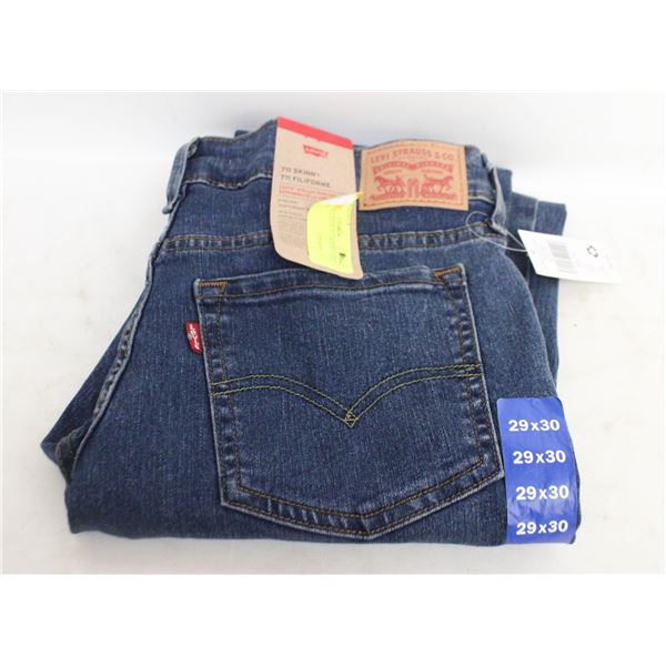 NEW 29 X 30 LEVIS 711 SKINNY MID RISE JEANS