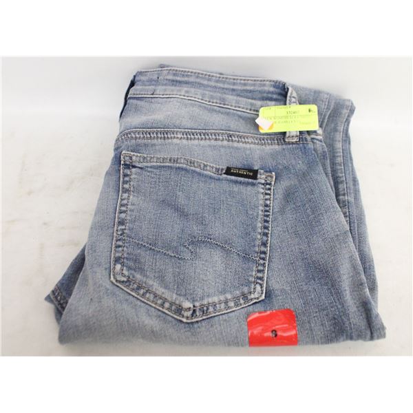 NEW WOMENS SZ 8 AUTHENTIC SILVER JEANS ( 8 X 31 )