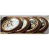 Image 1 : 4 BIG GAME DECORATIVE PLATES