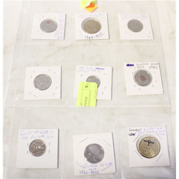 FLAT OF ASSORTED COINS