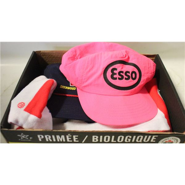 ESTATE ESSO/SHELL BALL CAPS VINTAGE +
