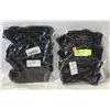 Image 1 : NEW- 16 PAIRS BLACK SOCKS SET. YOUTH.