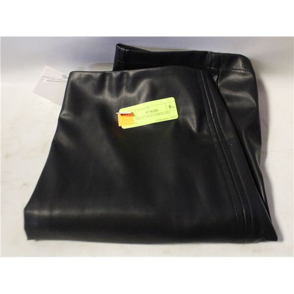 NEW- MEDIUM LEATHER LIKE SKIRT.