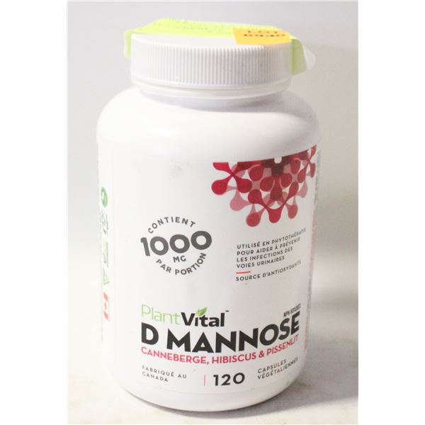 NEW SEALED PLANT VITAL D-- MANNOSE CRANBERRY