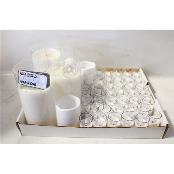 50+ FUNCTIONAL FLAMELESS CANDLES
