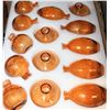 Image 1 : 28 GOLD TONED BUD VASES