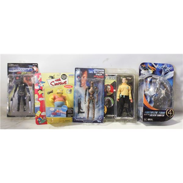 5 SEALED COLLECTIBLE FIGURINES