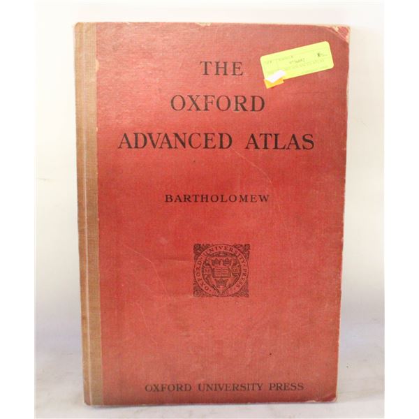THE OXFORD ADVANCED ATLAS 1942.