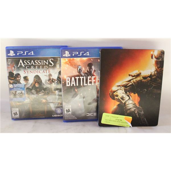 PS4 TRIO! DIVE INTO ASSASSIN’S CREED