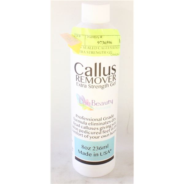 NEW SEALED CALLUS REMOVES EXTRA STRENGTH GEL