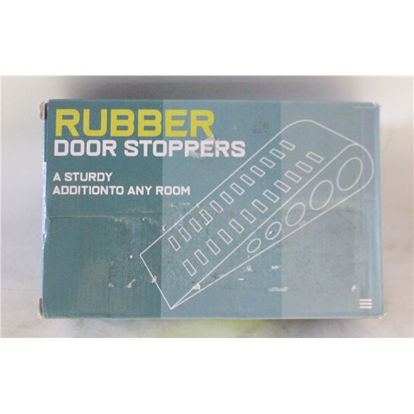 NEW 4 RUBBER DOOR STOPPERS SUITABLE FOR ALL FLOORS