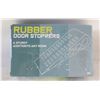 Image 1 : NEW 4 RUBBER DOOR STOPPERS SUITABLE FOR ALL FLOORS