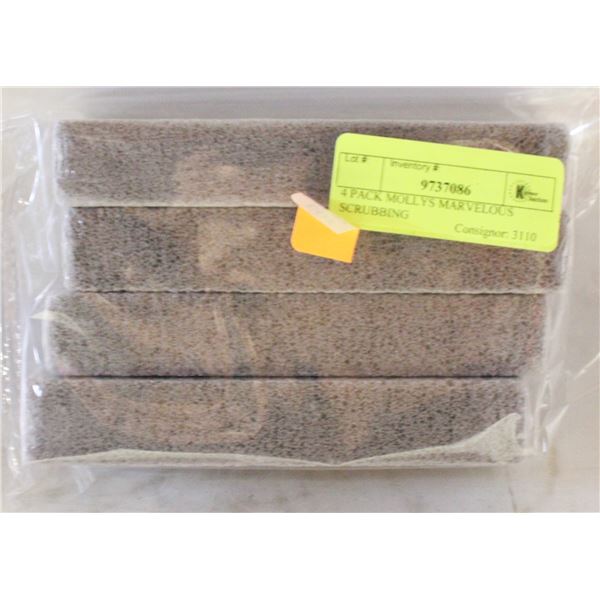 4 PACK MOLLYS MARVELOUS SCRUBBING