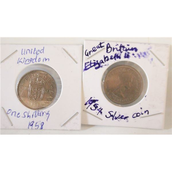 2 PCS GREAT BRITAIN 1954 AND 1958 ESTATE