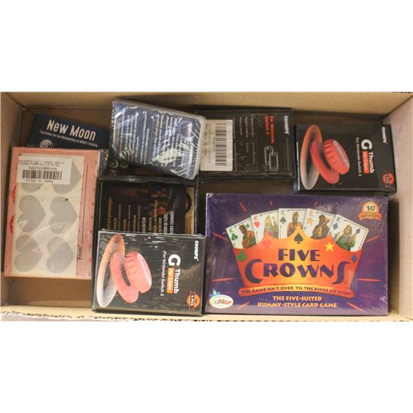 FLAT OF ASSORTED ITEMS
