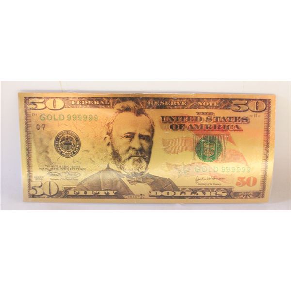 2004 FEDERAL RESERVE BANKNOTE $50 BILL
