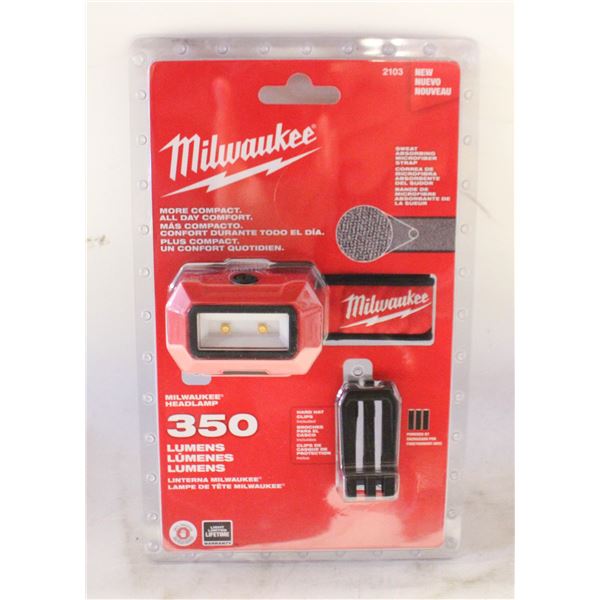 MILWAUKEE 2130 ALKALINE FLOOD HEADLAMP NEW
