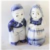 Image 1 : VINTAGE DELFT DUTCH SALT & PEPPER