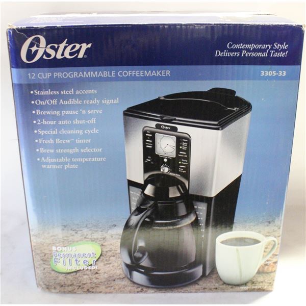 OSTER 12 CUP COFFEE MAKER