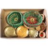 Image 1 : HAND WOVEN MINIATURE BASKETS + BRASS