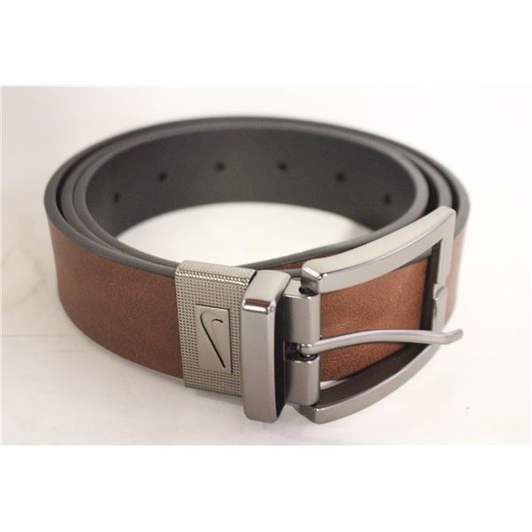 NIKE REVERSIBLE GOLF BELT BROWN/BLACK NEW