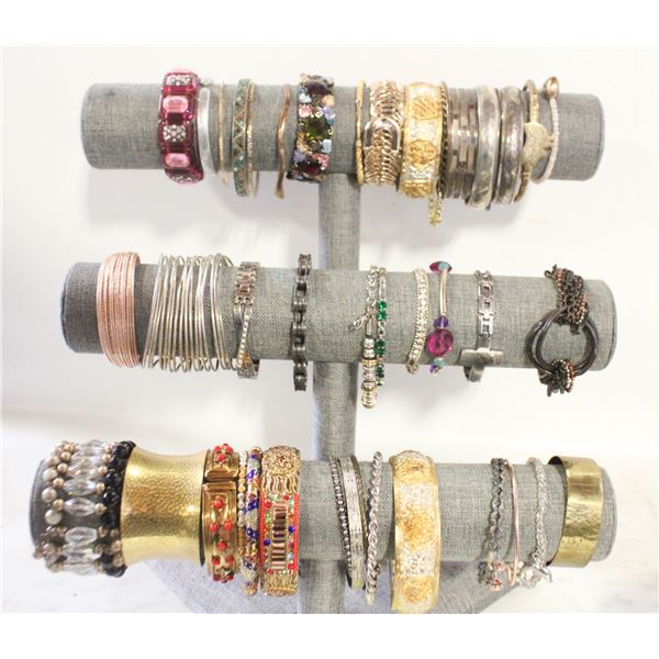 ESTATE BANGLE BRACELET COLLECTION ON A