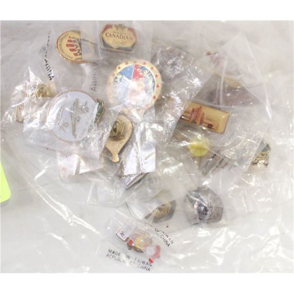 ESTATE LAPEL PIN COLLECTION ALL TOGETHER