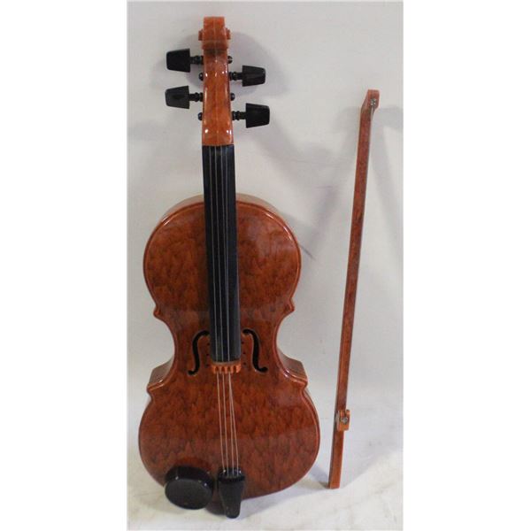 VINTAGE TOY VIOLIN WITH BOW BATTERY OPERATED