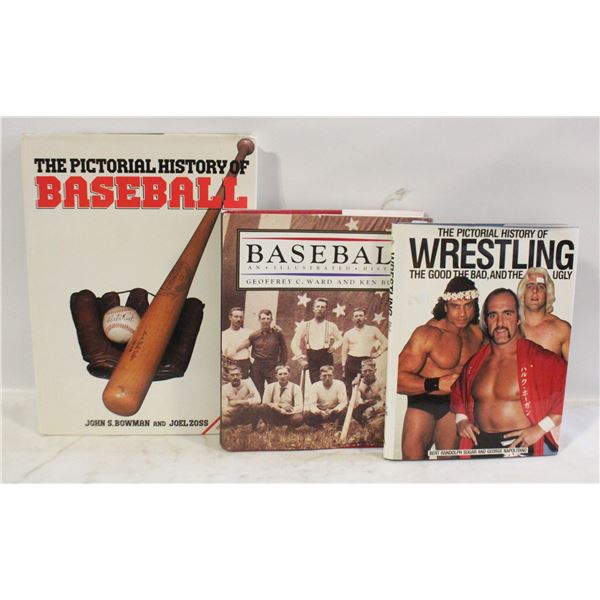 ESTATE HARDCOVER BASEBALL/WRESTLING