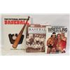 Image 1 : ESTATE HARDCOVER BASEBALL/WRESTLING