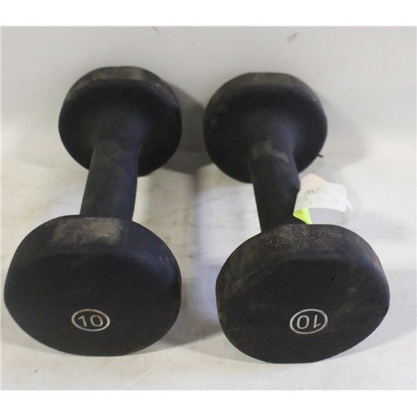 DUMBBELL SET 2X10 LBS