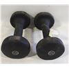 Image 1 : DUMBBELL SET 2X10 LBS