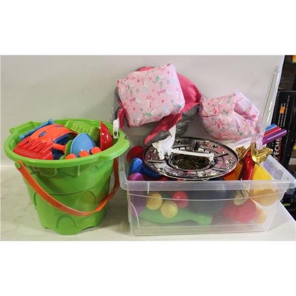 ESTATE CHILDRENS OUTDOOR TOYS, PINK ARM-