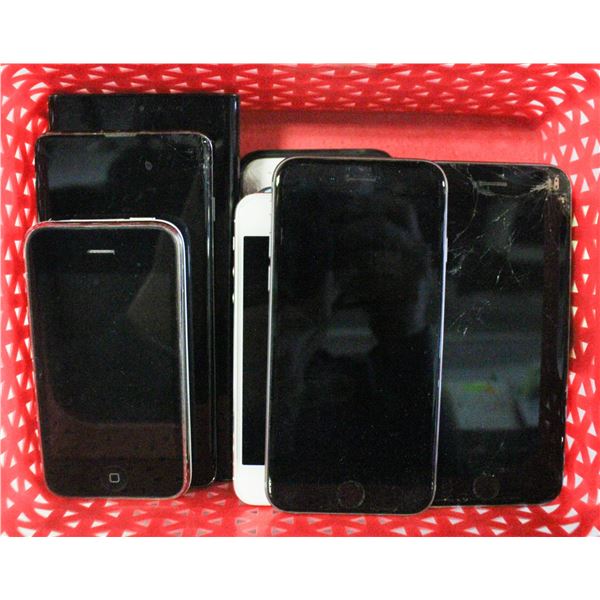 11 PHONES FOR UNLOCK OR REPAIR OR PARTS APPLE