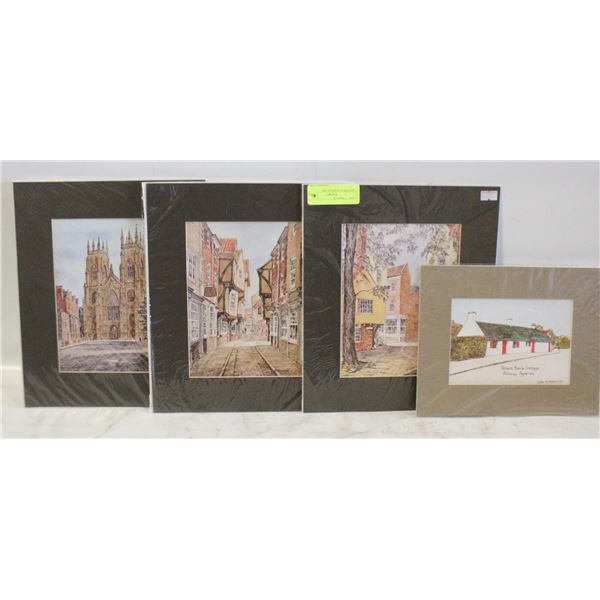 MATTED WATERCOLORS