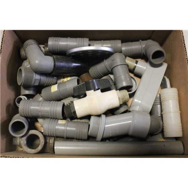 LOT OF PLUMBING AND GAS FITTINGS