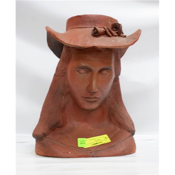 SCULPTURE – IRON RED- LOCAL ARTIST