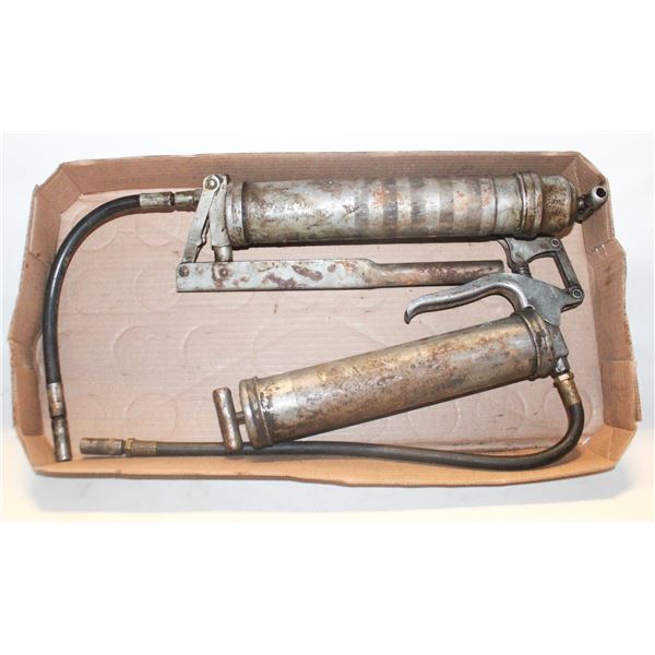 2 PCS HEAVY DUTY PISTOL GRIP MANUAL GREASE GUN