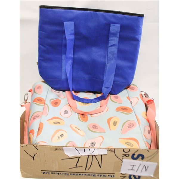 CANVAS TOTES 2PC LOT