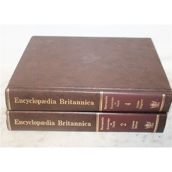 2 VINTAGE ENCLOPAEDIA
