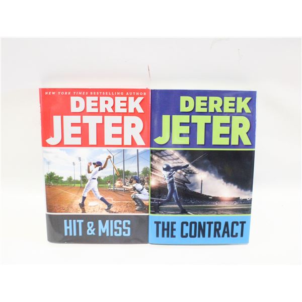 DEREK JETER HARDCOVER CHILDREN'S BOOKS (2)- NEW