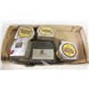 Image 1 : FLAT OF STANLEY RIDDER AND LUFKIN MEASURING TAPES