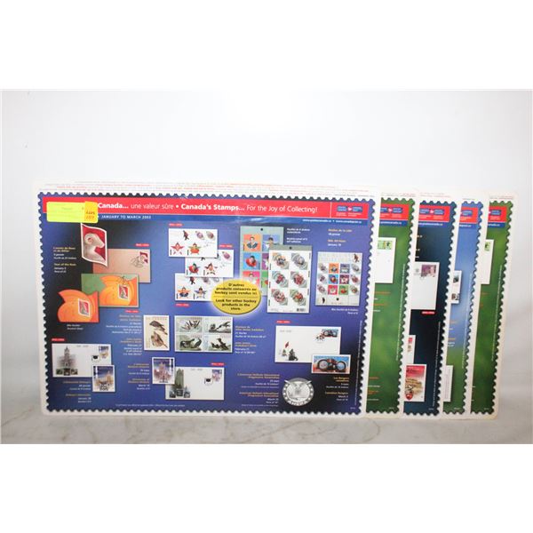 VINTAGE "CANADA POST" LAMINATED PLACEMATS