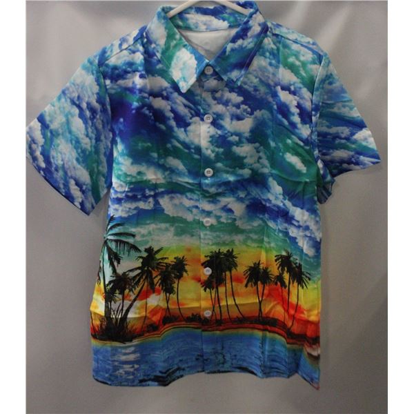 BOYS HAWAIIAN SHORT SLEEVE BUTTON