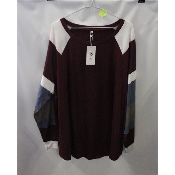 ROSRISS WOMENS LONG SLEEVE COLOR BLOCK
