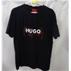 Image 1 : HUGO FLAME LOGO LARGE BLACK LIMITED T SHIRT